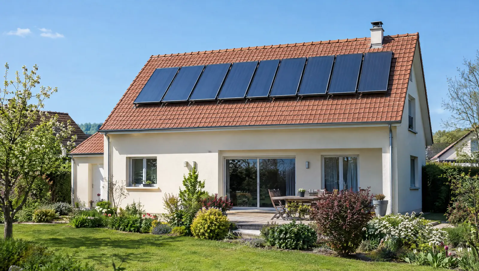 Système solaire combiné — visuel d’illustration